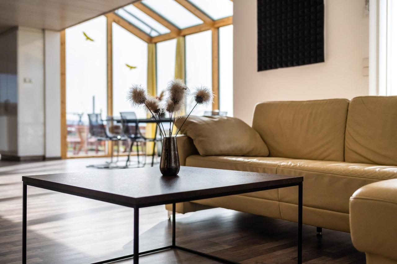 Ruhige Ferienwohnung mit Panoramablick Ingoldingen Exterior foto