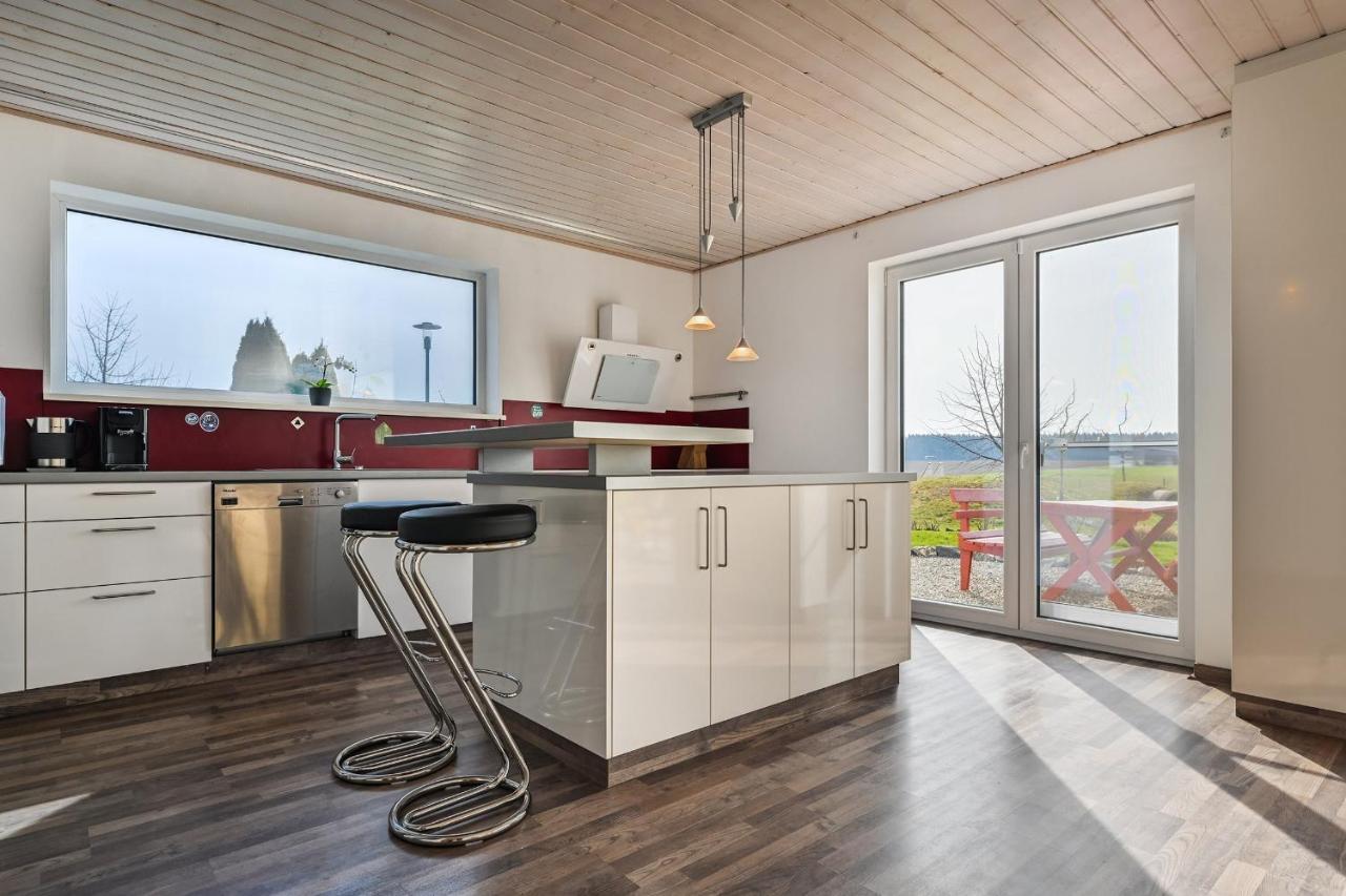 Ruhige Ferienwohnung mit Panoramablick Ingoldingen Exterior foto