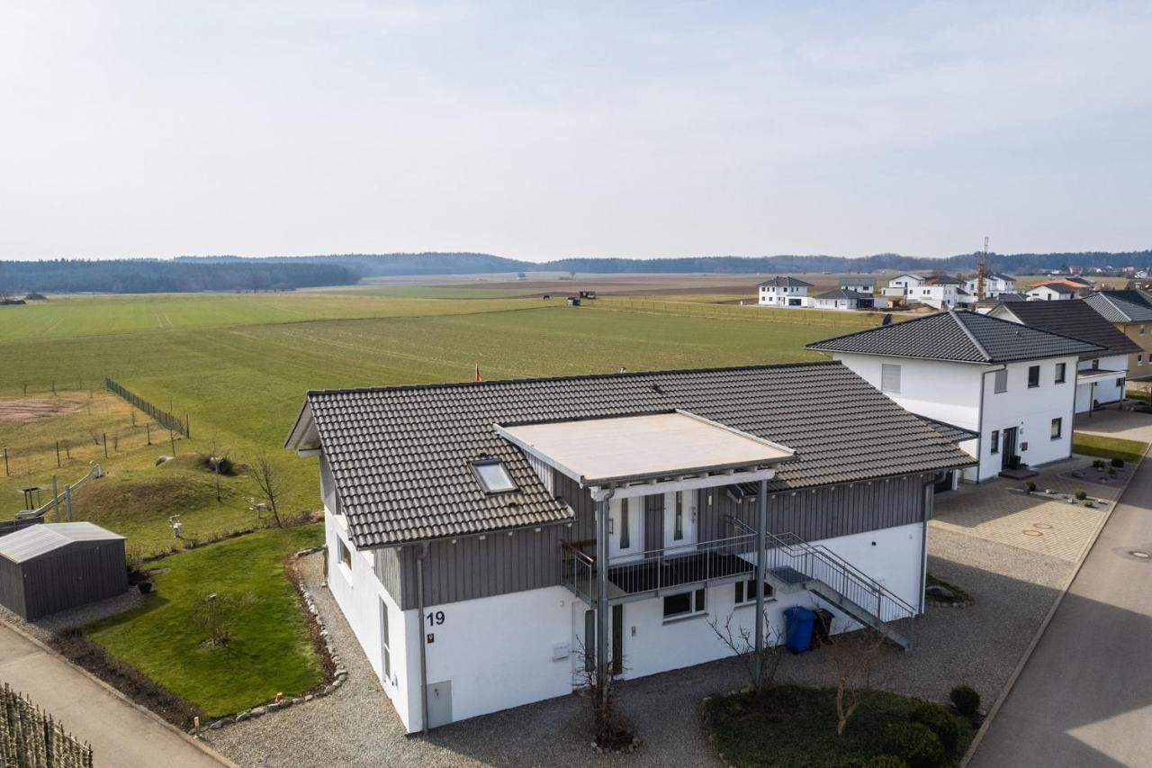 Ruhige Ferienwohnung mit Panoramablick Ingoldingen Exterior foto