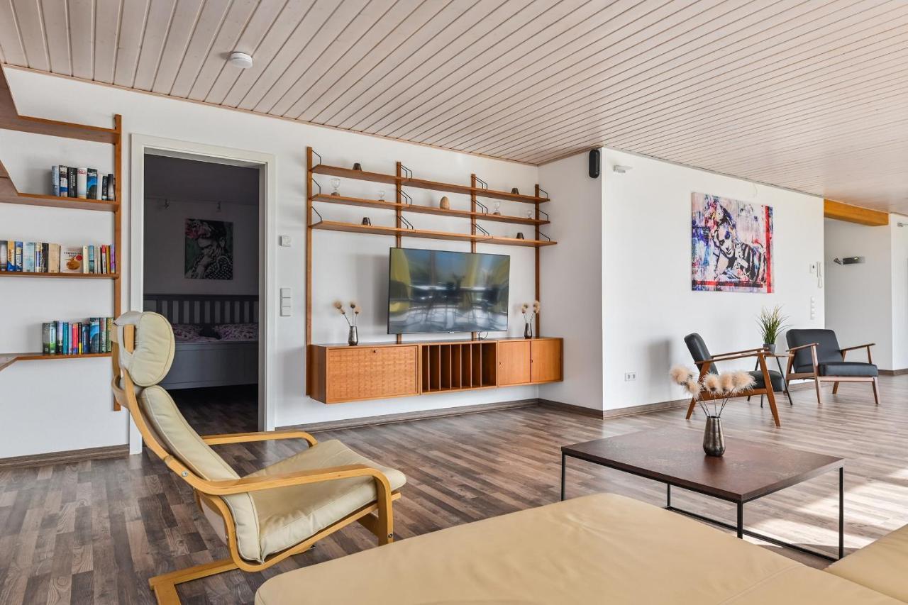 Ruhige Ferienwohnung mit Panoramablick Ingoldingen Exterior foto