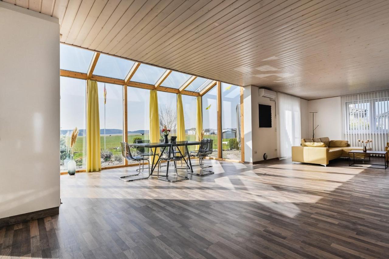 Ruhige Ferienwohnung mit Panoramablick Ingoldingen Exterior foto