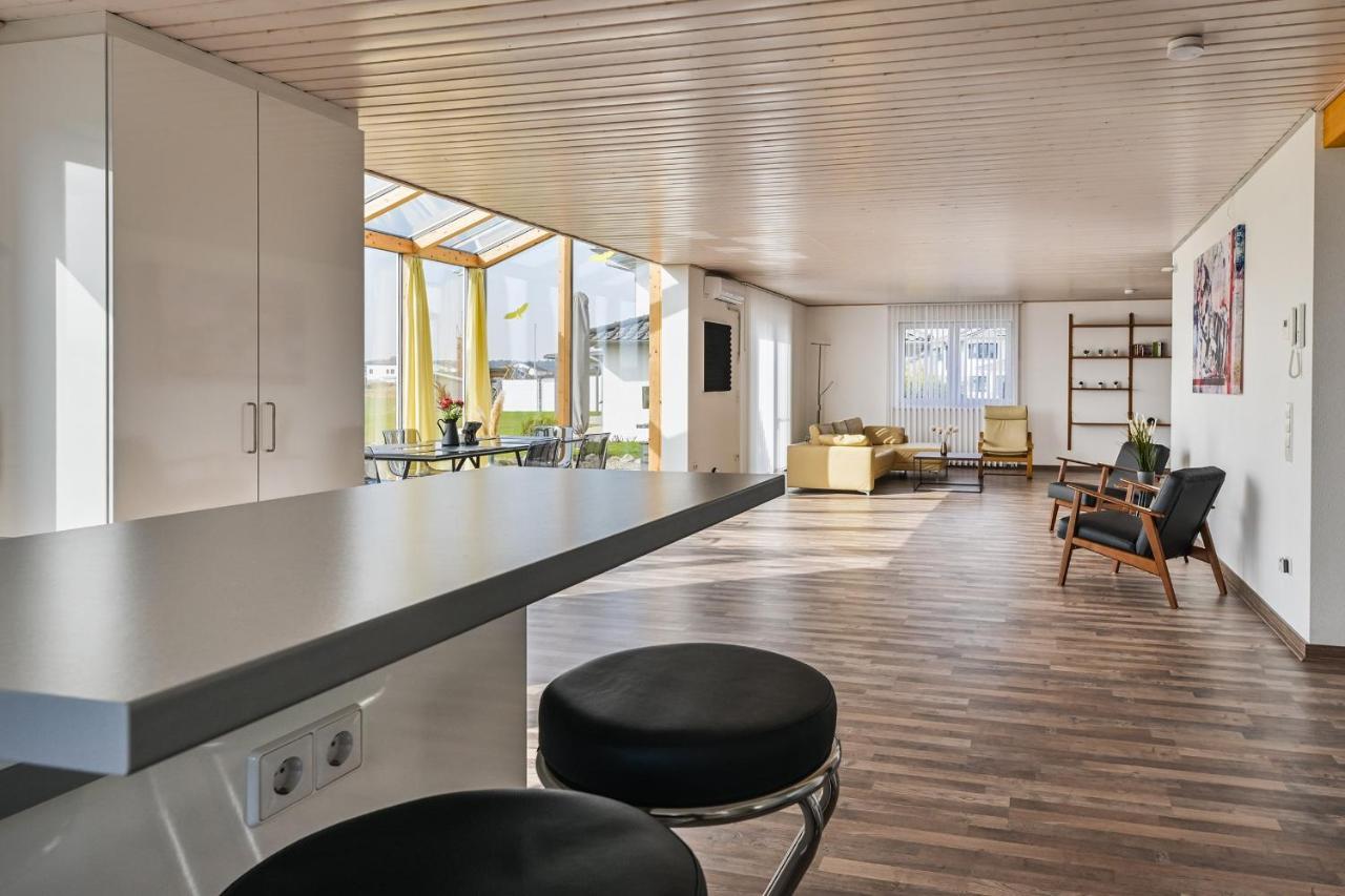 Ruhige Ferienwohnung mit Panoramablick Ingoldingen Exterior foto