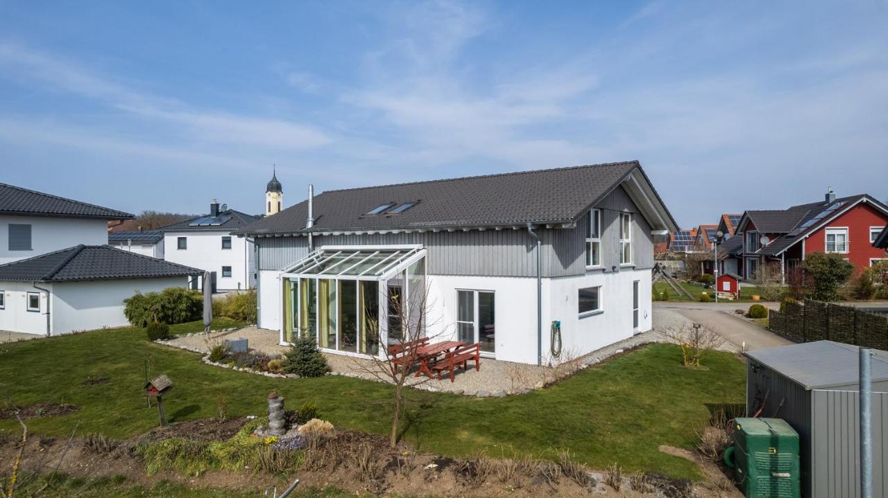 Ruhige Ferienwohnung mit Panoramablick Ingoldingen Exterior foto