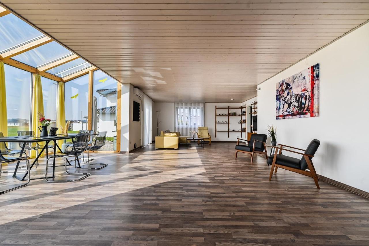Ruhige Ferienwohnung mit Panoramablick Ingoldingen Exterior foto