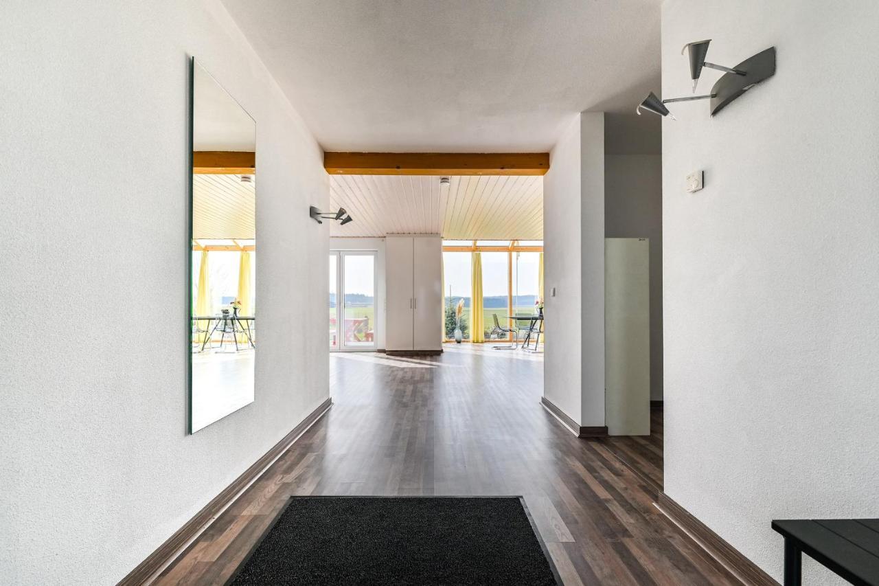 Ruhige Ferienwohnung mit Panoramablick Ingoldingen Exterior foto